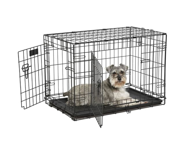 Ferplast Dog-Inn 75 – o‘rta o‘lchamdagi itlar uchun metall qafas, 77,4 x 48,5 x 54,6 sm