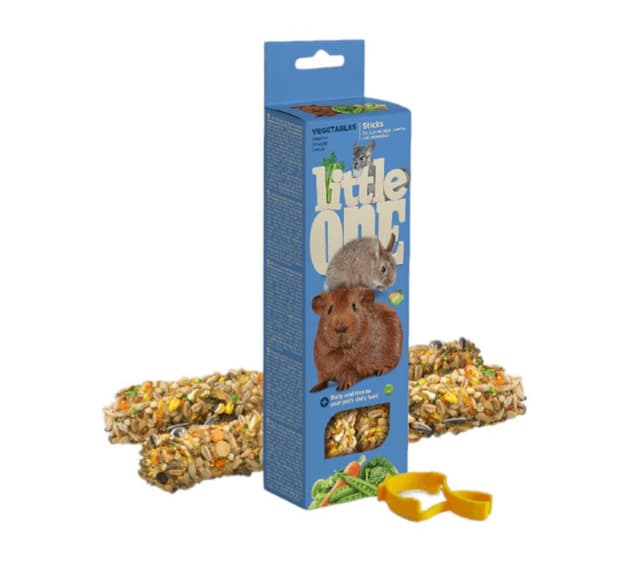 Little One – dengiz cho‘chqalari, quyonlar va shinchillalar uchun sabzavotli tayoqchalar