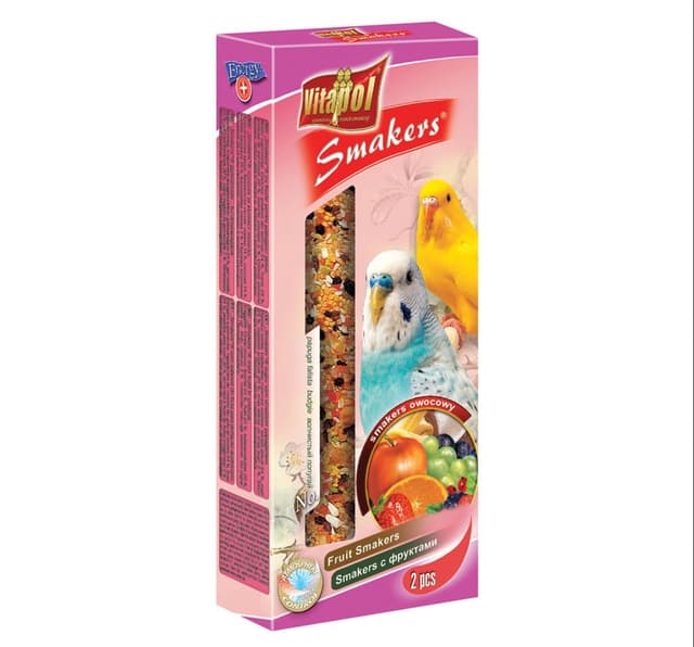 Vitapol "STANDARD Smakers" 90g to‘lqinli to‘tiqushlar uchun qulupnayli yegulik (2 dona)