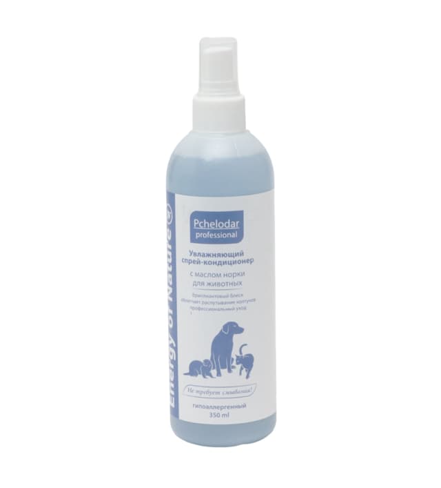 PCHELODAR NAMLAGUVCHI SPREY 350ml – Koltunlarni ochish uchun konditsioner (mink yog‘i bilan)