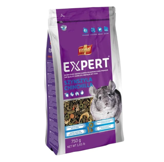 Vitapol "EXPERT" 750g shinchillalar uchun yem