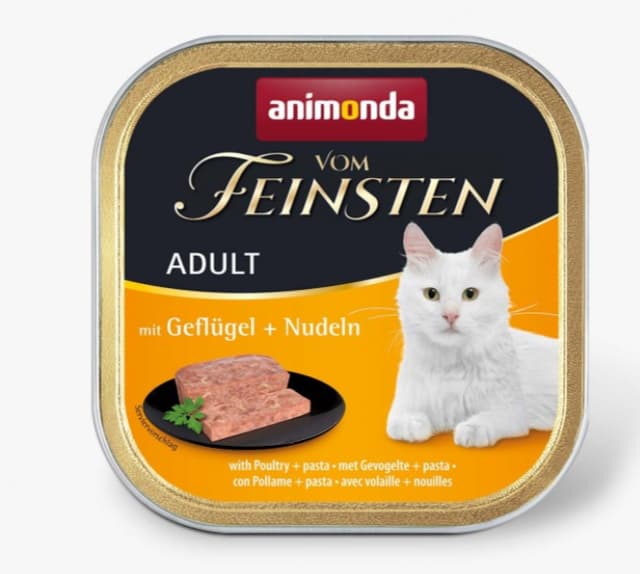 Vom Feinsten Cat Adult tovuq go‘shti va makaronli nam ovqat, 100 g