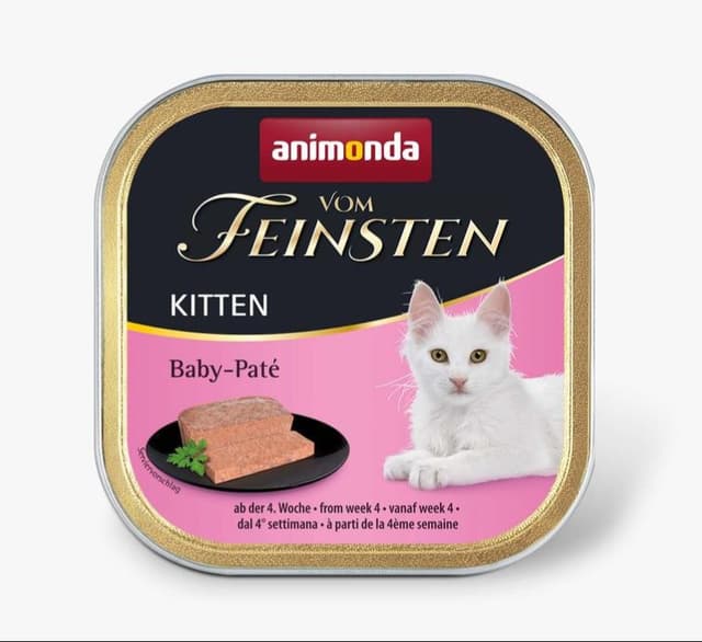 Vom Feinsten Cat Kitten Baby Pate 100g — mushukchalar uchun yumshoq pate